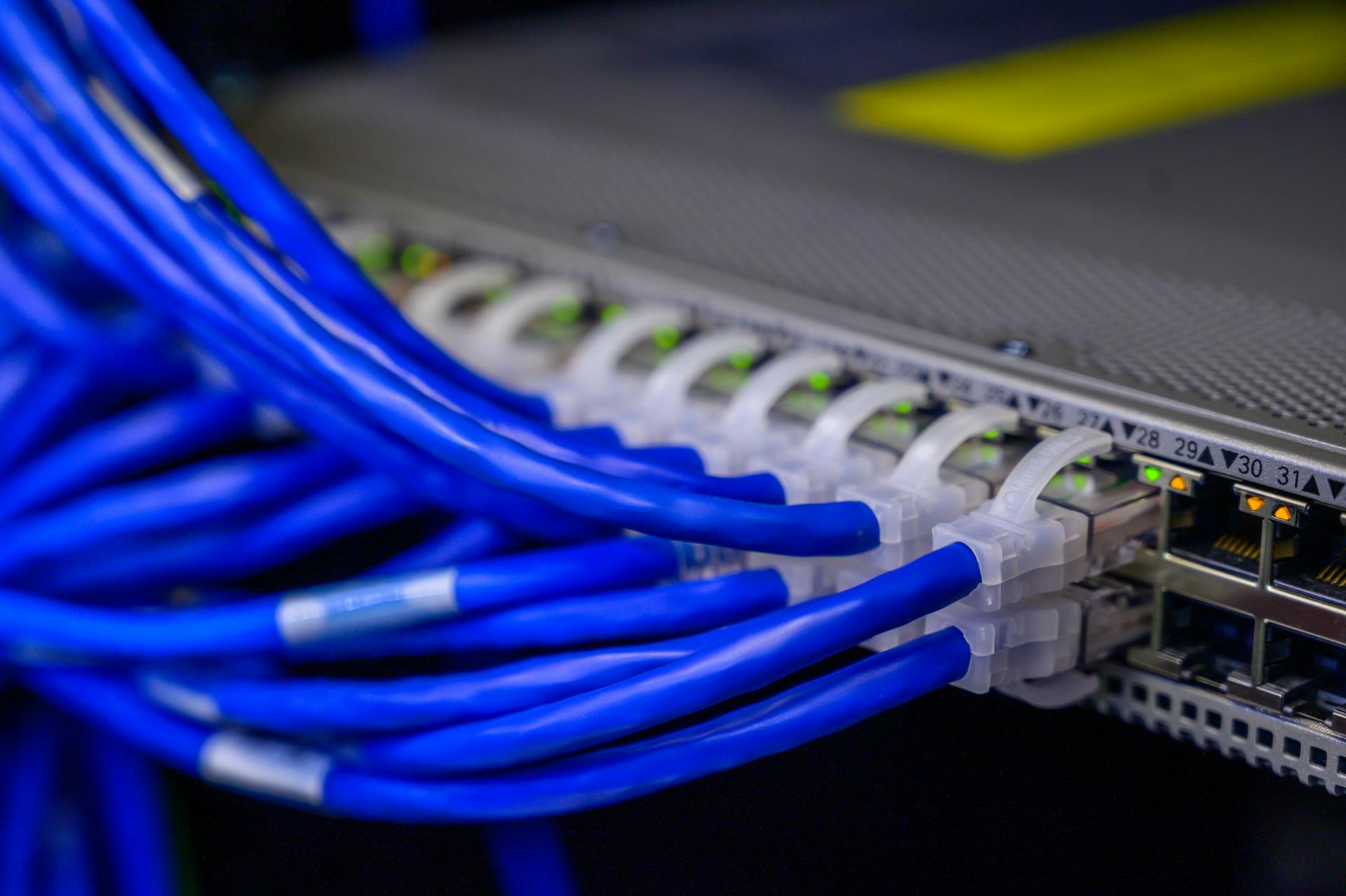 Structured cabling and ethernet connections in Christchurch enterprise network deployment